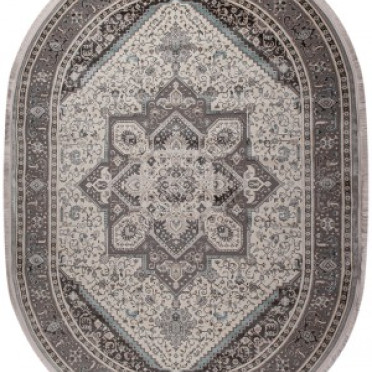 Ковер Avon 36970X OVAL L.GREY / BLUE