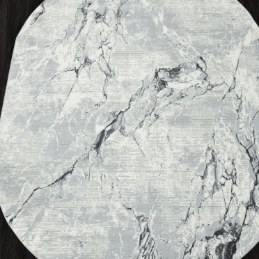 Ковер GL071G - GREY / GREY - Овал - коллекция NENSI