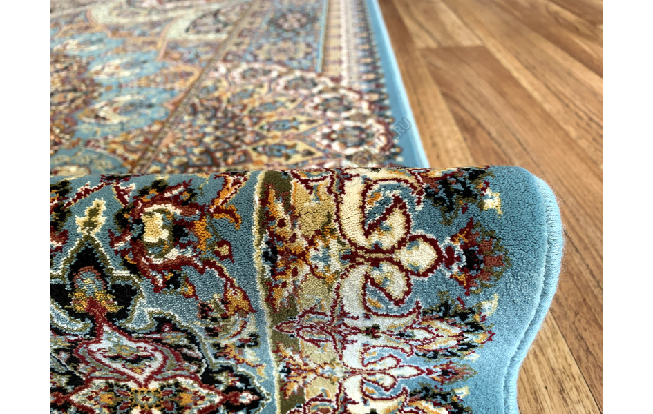 Ковер турецкий Абришим 3809A BLUE прямоугольный