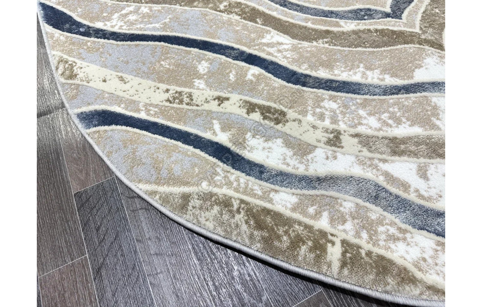 D066A_CREAM SHIRINK BLUE FDY Semnan овал