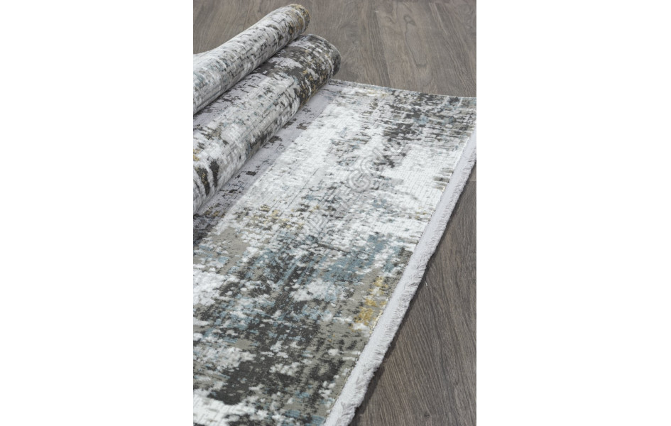 Ковер C269AJ - GREY / BLUE - Прямоугольник - коллекция LORENZO