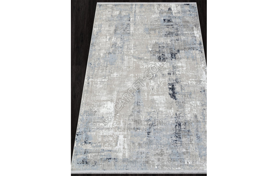Ковер C288AH - GREY / L.BLUE - Прямоугольник - коллекция LORENZO