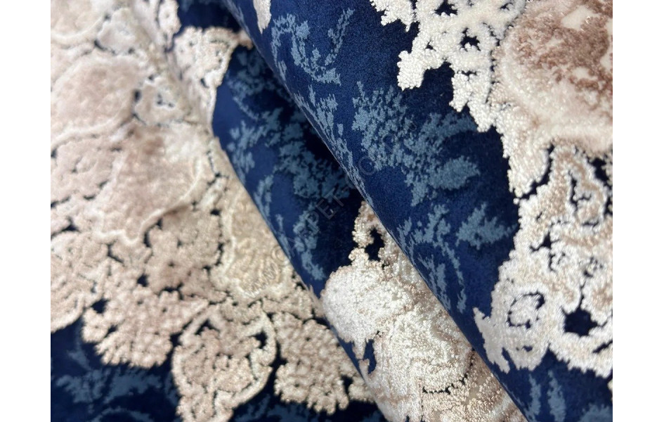 Турецкий ковер 0932A C_MAVI C_KREM SHIMAL