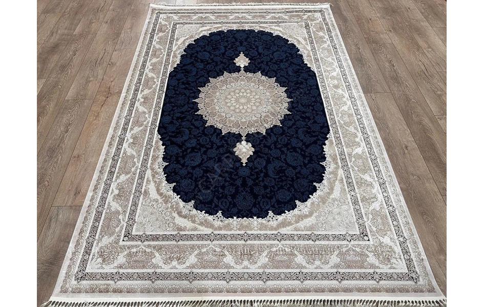 Турецкий ковер 0932A C_MAVI C_KREM SHIMAL