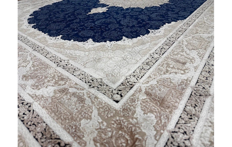 Турецкий ковер 0932A C_MAVI C_KREM SHIMAL