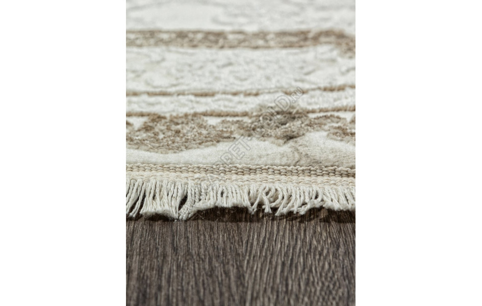 Ковер 30231Y - BEIGE / L.GREY - Овал - коллекция SANDALI