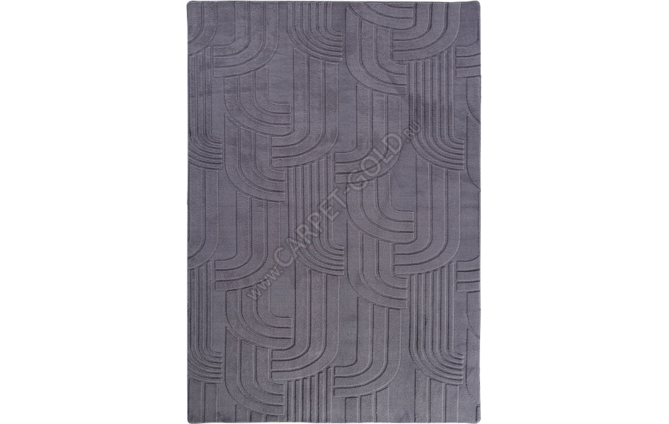 Ковер PX3004 - GRAY - Прямоугольник - коллекция AURA