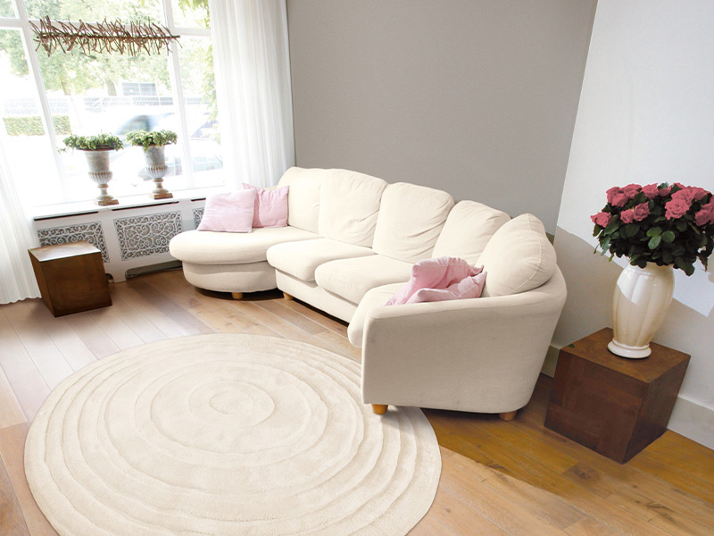 Круглые ковры в интерьере